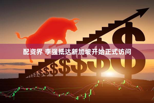 配资界 李强抵达新加坡开始正式访问